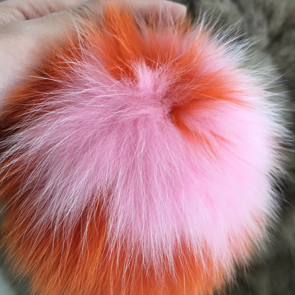 Magicfur - 15cm Large Real Fox Fur Ball Fluffy Pompom Orange W Pink Heart Ball Shaped Purse Charm Keychain Pendant
Magicfur - 15cm Large Real Fox Fur Ball Fluffy Pompom Orange W Pink Heart Ball Shaped Purse Charm Keychain Pendant