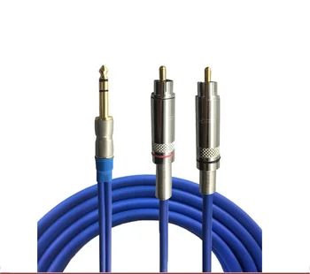 High Quality Stereo Jack 6.35mm to 2 RCA Male Jack Audio Cable For Mixer Amplifier Speaker Mixing Console Subwoofer Cable
High Quality Stereo Jack 6.35mm to 2 RCA Male Jack Audio Cable For Mixer Amplifier Speaker Mixing Console Subwoofer Cable