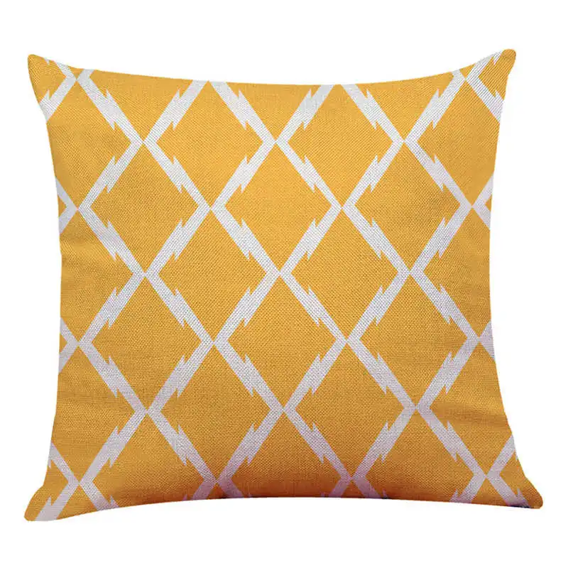 2018 Gold Bronzing Pillow Cases Geometric Pineapple Cotton Pillow Case blue Bedroom Home bed sofa pillow cover 45x45cm #3o11#f (11)