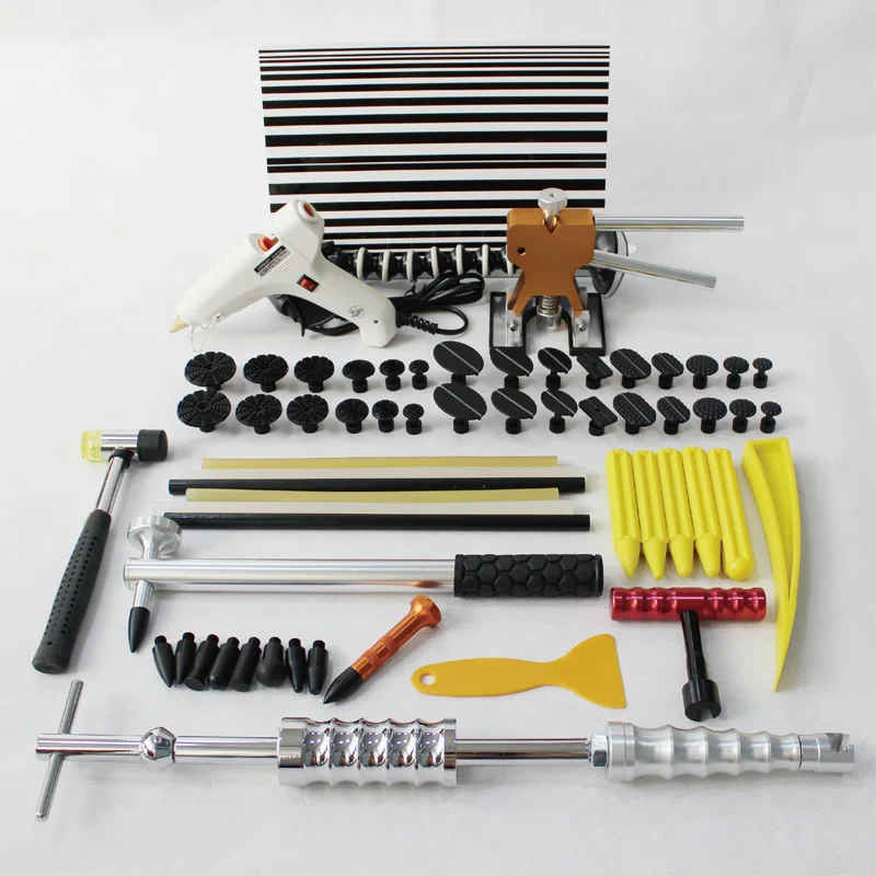 PDR tools kit with lineboard glue tabs pulling hammer mini lifter tapdown plastic wedge glue gun for car body repair hand tools
PDR tools kit with lineboard glue tabs pulling hammer mini lifter tapdown plastic wedge glue gun for car body repair hand tools