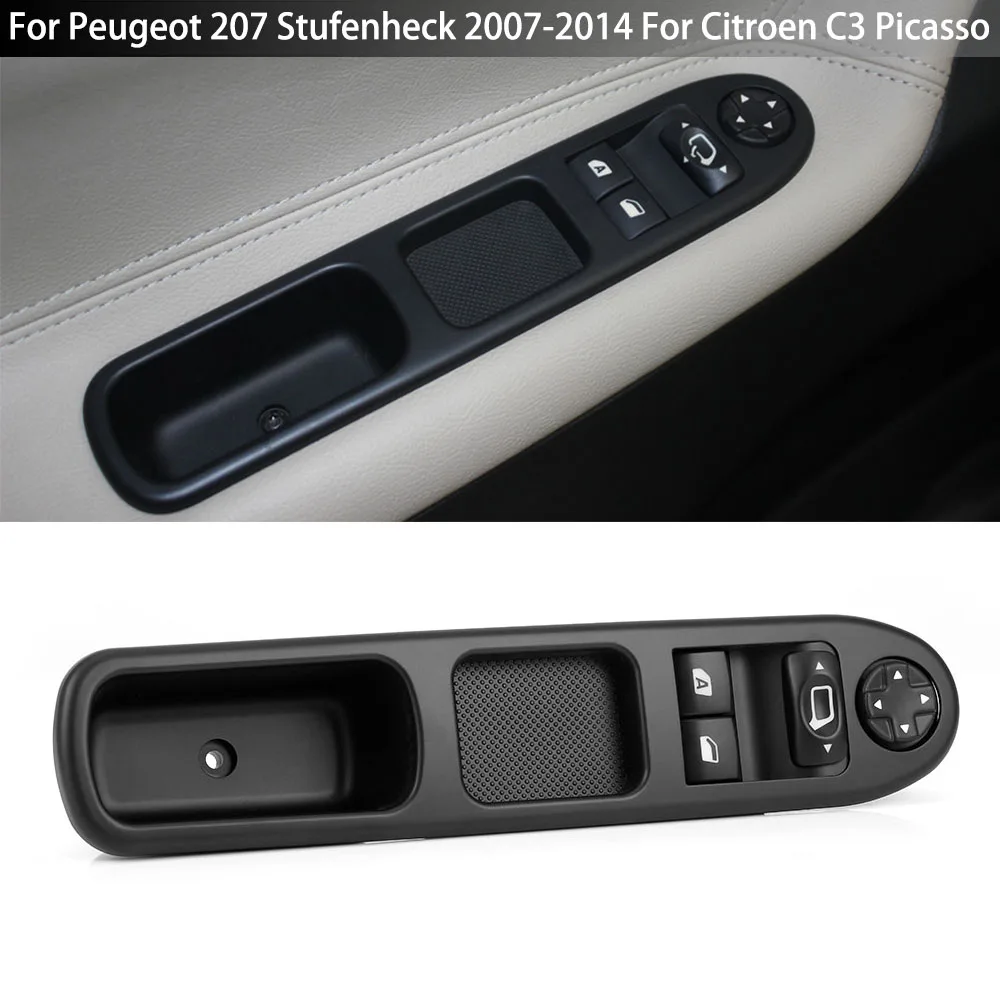 OE# 6554.QC 6554QC Power Master Control Window Switch for Peugeot 207 Citroen C3 Picasso 2007-2014
OE# 6554.QC 6554QC Power Master Control Window Switch for Peugeot 207 Citroen C3 Picasso 2007-2014