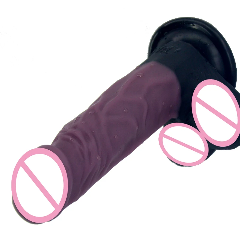 New Silicone Dildo Realistic Solid Penis Suction Cup Odorless Health Sex Toys For Woman Oral Sex Masturbate Insert Vagina