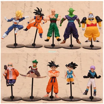 10Pcs/set Dragon Ball 2 Generations Son Goku Son Gohan Vegeta Master Roshi PVC Action Figure Collectible Model Toy OPP 10CM MC2
10Pcs/set Dragon Ball 2 Generations Son Goku Son Gohan Vegeta Master Roshi PVC Action Figure Collectible Model Toy OPP 10CM MC2