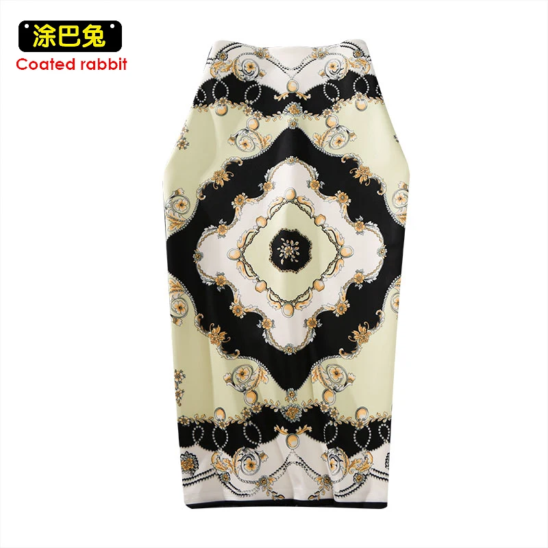 CR Woman Summer Floral Print Pencil Bodycon Back Split High Waist Office Lady Skirts Fashion Casual Skirt
CR Woman Summer Floral Print Pencil Bodycon Back Split High Waist Office Lady Skirts Fashion Casual Skirt