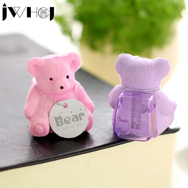 1x Novelty cartoon bear rubber eraser+Pencil sharpener creative stationery school supplies papelaria gift for kids Free shipping
1x Novelty cartoon bear rubber eraser+Pencil sharpener creative stationery school supplies papelaria gift for kids Free shipping