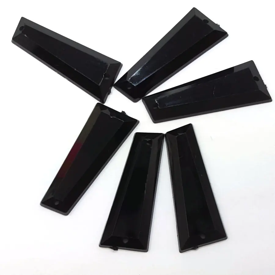 ACRYLIC Trapezoid Black 11x28mm Rhinestones Strass Crystal Sewing Accessories Wedding Bridal Dresses Decor Costume Arts Charms
ACRYLIC Trapezoid Black 11x28mm Rhinestones Strass Crystal Sewing Accessories Wedding Bridal Dresses Decor Costume Arts Charms