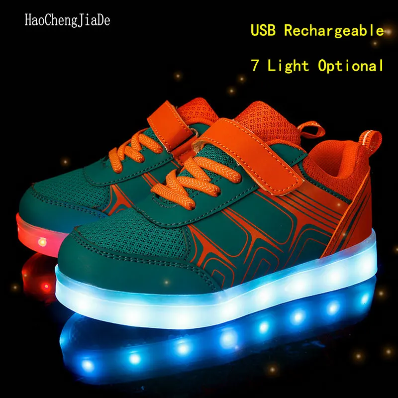 New Fashion USB Rechargeable Shoes Children Luminous Sneakers Kids Colorful LED Casual Shoes for Girls Boys Shoes With light
New Fashion USB Rechargeable Shoes Children Luminous Sneakers Kids Colorful LED Casual Shoes for Girls Boys Shoes With light