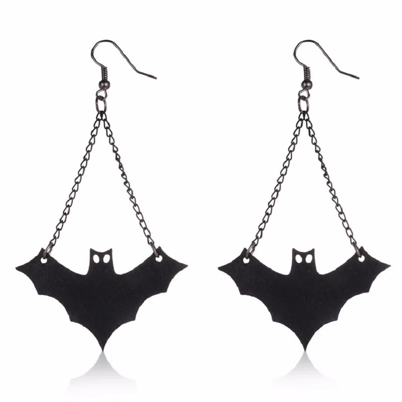 New Design Personalized Cute Bats Dangle Earrings Women Halloween Jewelry Accessories Creative Strange Halloween Bat Earrings
New Design Personalized Cute Bats Dangle Earrings Women Halloween Jewelry Accessories Creative Strange Halloween Bat Earrings