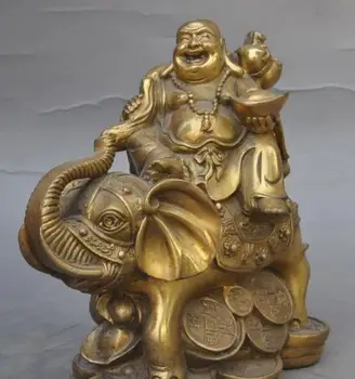 S2355 china buddhism bronze wealth Elephant coin gold bag happy laugh Maitreya Buddha
S2355 china buddhism bronze wealth Elephant coin gold bag happy laugh Maitreya Buddha