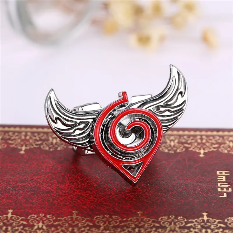 Anime Rings Naruto Red