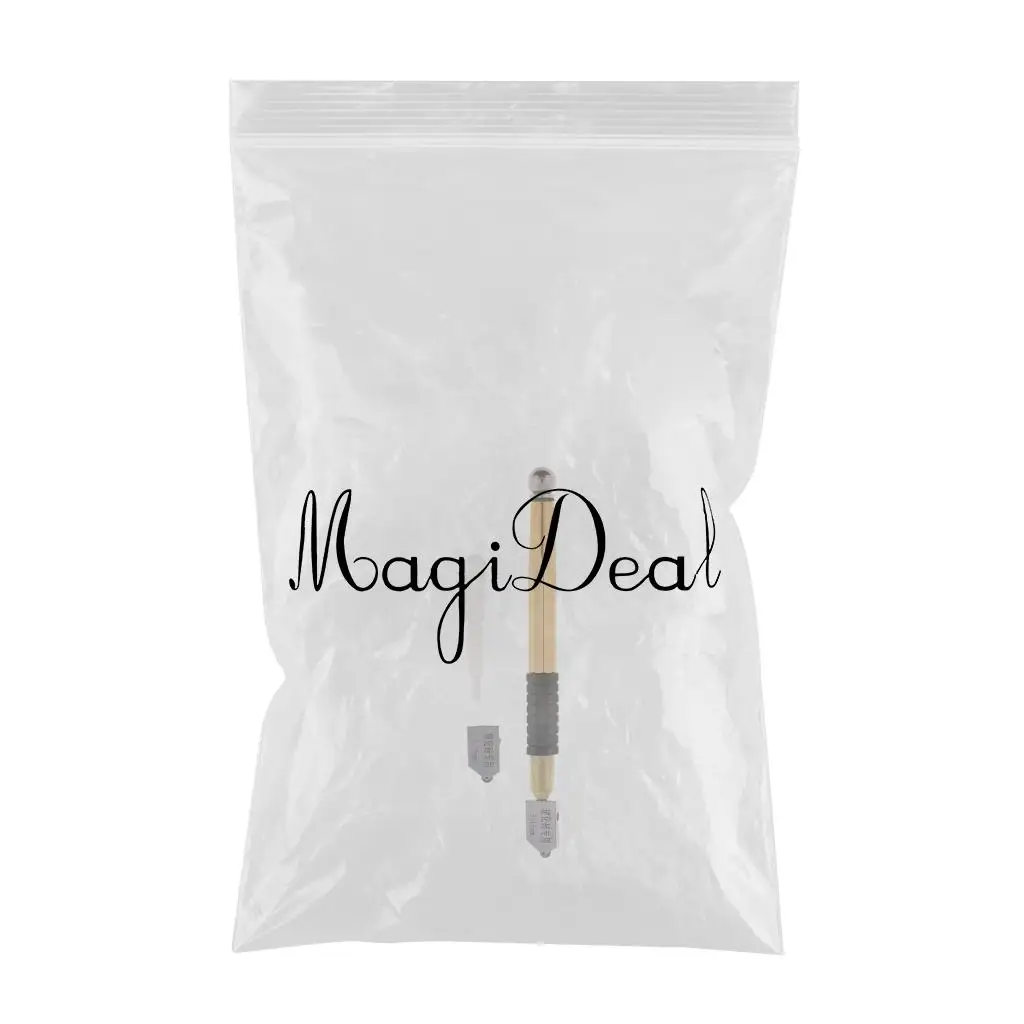 Diamond Tip Antislip Metal Handle Steel Blade Oil Feed Tiles Glazing Mirror Mosaic Tiles Glass Cutter Cutting Tools