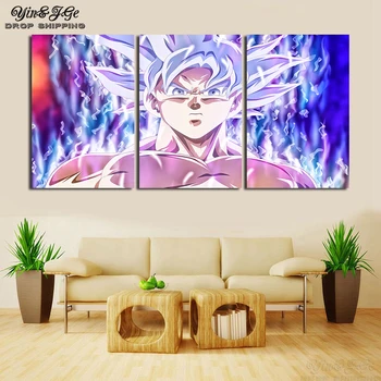 Canvas Print Poster Wall Art Frame 3 Pieces Cartoon Dragon Ball Z Goku Character Abstract Paintings Modular Pictures Home Decor
Canvas Print Poster Wall Art Frame 3 Pieces Cartoon Dragon Ball Z Goku Character Abstract Paintings Modular Pictures Home Decor