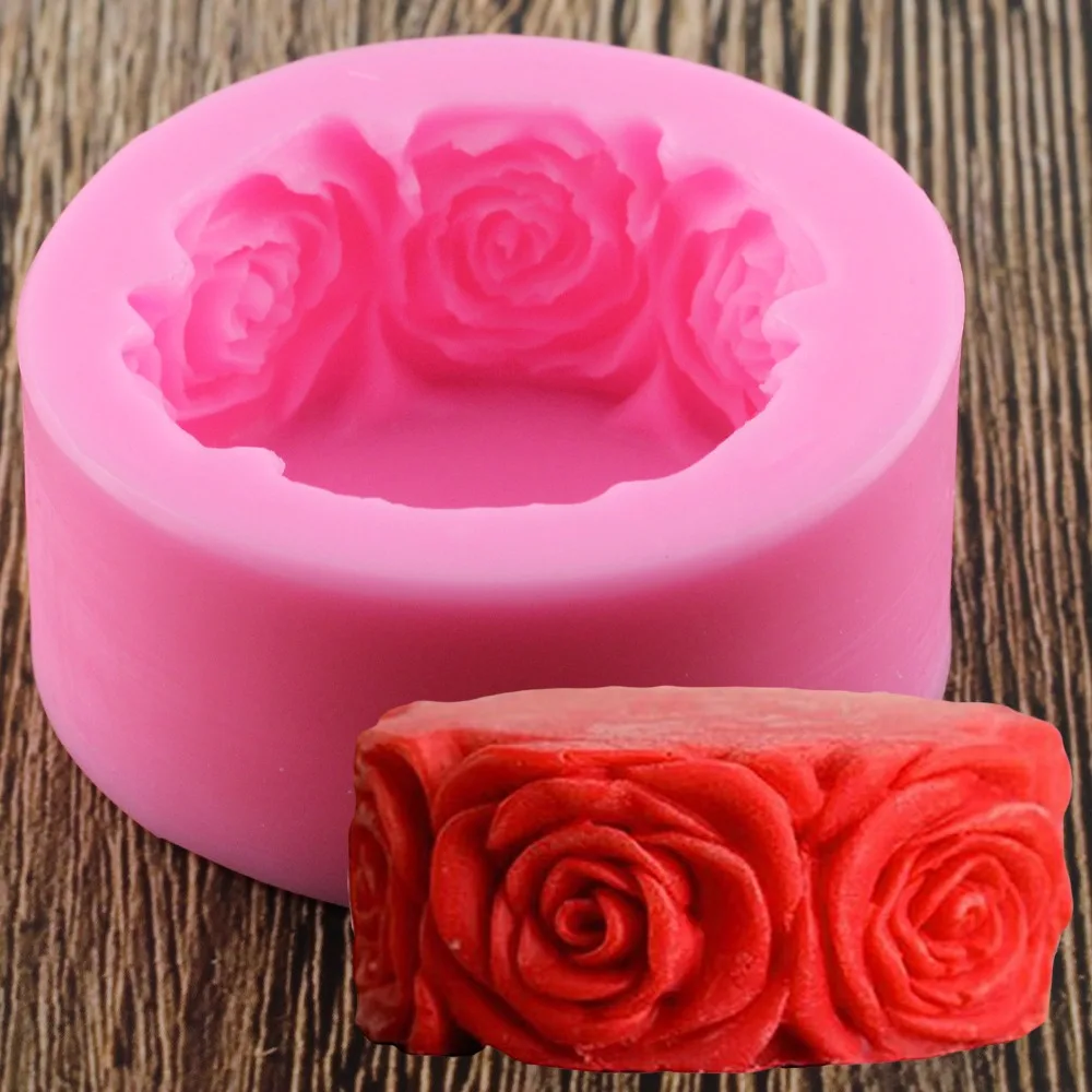 Round Rose Flowers Silicone Soap Mold Multifunction Candle Molds Cake Candy Baking Mould DIY Handmade Craft
Round Rose Flowers Silicone Soap Mold Multifunction Candle Molds Cake Candy Baking Mould DIY Handmade Craft