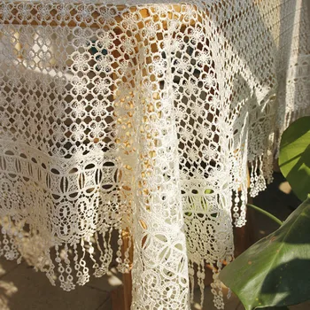 DUNXDECO Tablecloth Romantic Lace Table Cover Fabric Wedding Party Desk Decorative Mat Beige Warm Home Decoration 130x180CM
DUNXDECO Tablecloth Romantic Lace Table Cover Fabric Wedding Party Desk Decorative Mat Beige Warm Home Decoration 130x180CM