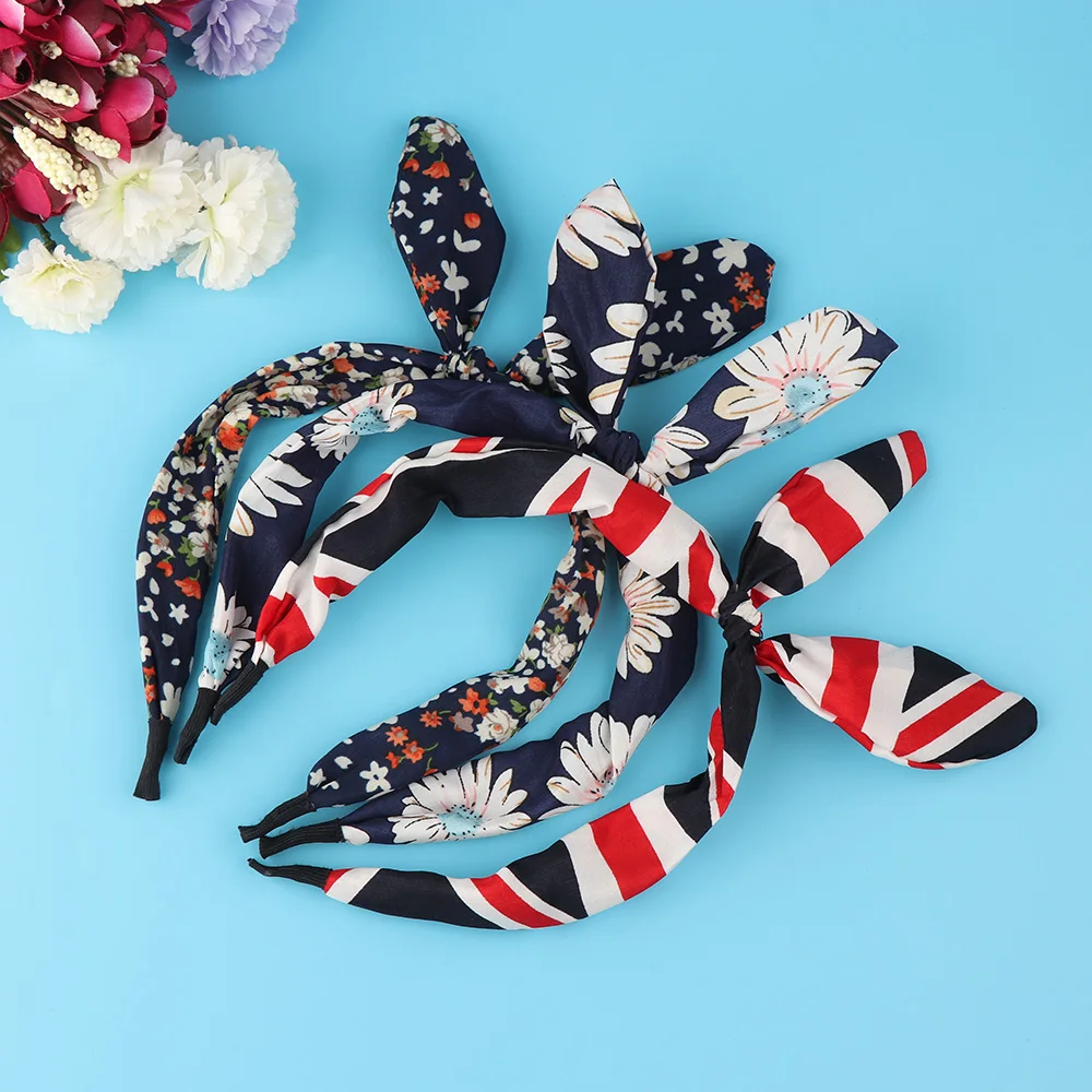 2017 New Cute Retro Korean Women Girls Floral Flowers Fabric Bow Knot Hairband Bunny Rabbit Ears Hair Hoop Hair Band Accessories
2017 New Cute Retro Korean Women Girls Floral Flowers Fabric Bow Knot Hairband Bunny Rabbit Ears Hair Hoop Hair Band Accessories