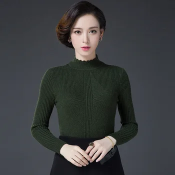 Jerseys mujer invierno Autumn Winter Women Sweaters and Pullovers Solid Turtleneck Long Sleeve Slim Pull hiver femme
Jerseys mujer invierno Autumn Winter Women Sweaters and Pullovers Solid Turtleneck Long Sleeve Slim Pull hiver femme