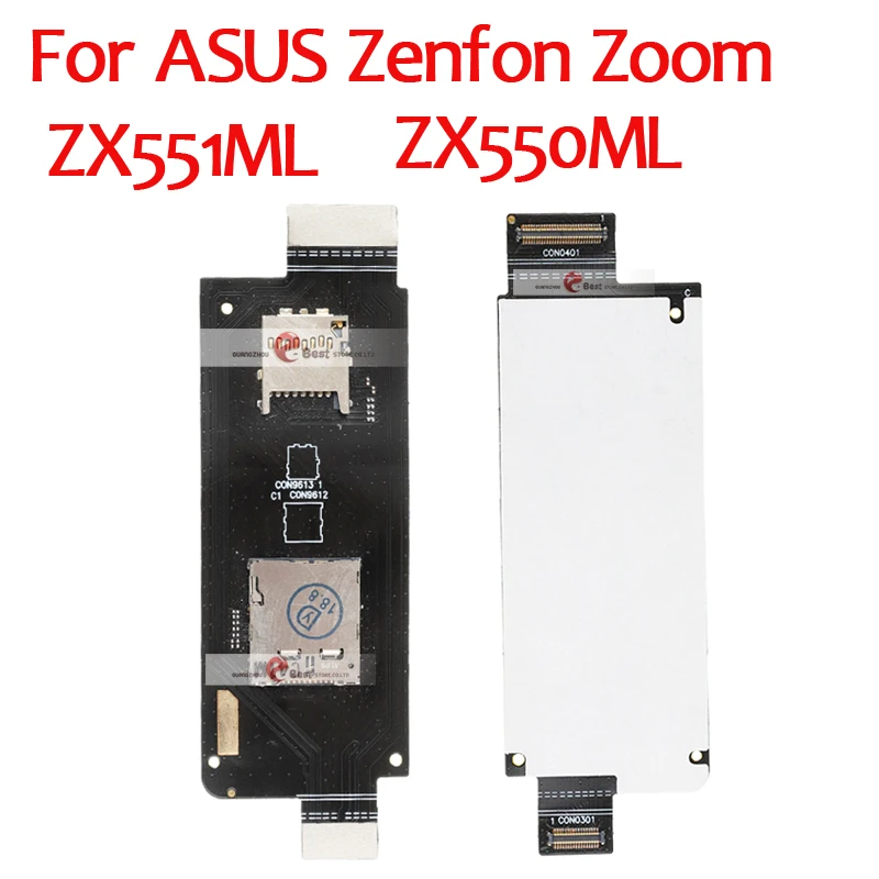 1pcs High Quality Single Dual SIM Card Reader Holder Connector Slot Flex Cable Replacement For Asus ZenFone Zoom ZX551ML ZX550ML
1pcs High Quality Single Dual SIM Card Reader Holder Connector Slot Flex Cable Replacement For Asus ZenFone Zoom ZX551ML ZX550ML