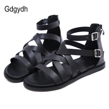Gdgydh 2019 Summer Women Gladiator Sandals Fashion Open Toe Beach Shoes Ankle Strap Buckle Cover Heel Female Sandals Soft Sole
Gdgydh 2019 Summer Women Gladiator Sandals Fashion Open Toe Beach Shoes Ankle Strap Buckle Cover Heel Female Sandals Soft Sole