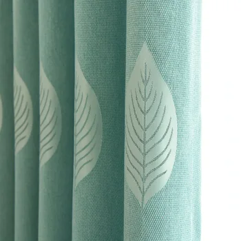 European Style Curtains for Living Dining Room Bedroom New Blue-leaf Korean Fresh White Leaf Combination Linen Jacquard Curtains
European Style Curtains for Living Dining Room Bedroom New Blue-leaf Korean Fresh White Leaf Combination Linen Jacquard Curtains