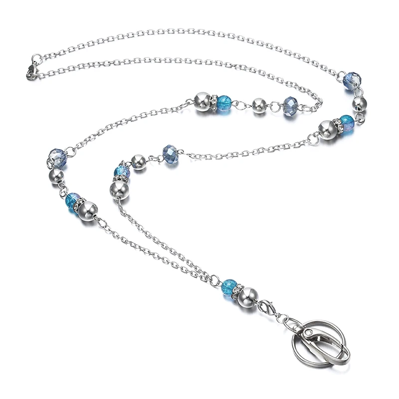 New Arrive Lanyard Necklace For Women Crystal Beads Badge Holder for Keys Women ID Necklaces Badge Holder
New Arrive Lanyard Necklace For Women Crystal Beads Badge Holder for Keys Women ID Necklaces Badge Holder