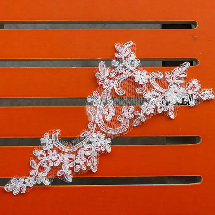 beige nylon lace accessory Flowers patch wedding dress Hair accessories embroidery Venise applique
beige nylon lace accessory Flowers patch wedding dress Hair accessories embroidery Venise applique