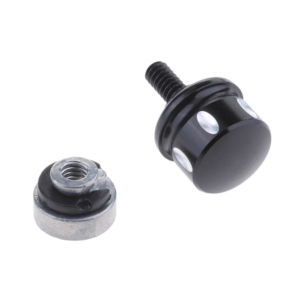 Black Aluminum Seat Mount Bolt Screw Cap Nut For Sportster Widely Used Provide Mounting Point Stronger metal construction Black Aluminum Seat Mount Bolt Screw Cap Nut For Sportster Widely Used Provide Mounting Point Stronger metal construction