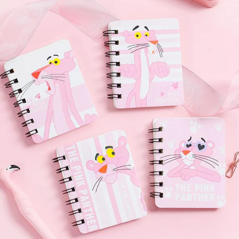 Korean Stationery Student Rollover Coil Notebook Portable Notebook Cute Small Book Kawaii Pink Panther Memo Pad School Supplies
Korean Stationery Student Rollover Coil Notebook Portable Notebook Cute Small Book Kawaii Pink Panther Memo Pad School Supplies