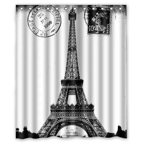 NANAZ Custom Frech Paris Eiffel Tower City of Love Black White Shower Curtain 60" x 72" - Bathroom Decor(Fabric)
NANAZ Custom Frech Paris Eiffel Tower City of Love Black White Shower Curtain 60" x 72" - Bathroom Decor(Fabric)