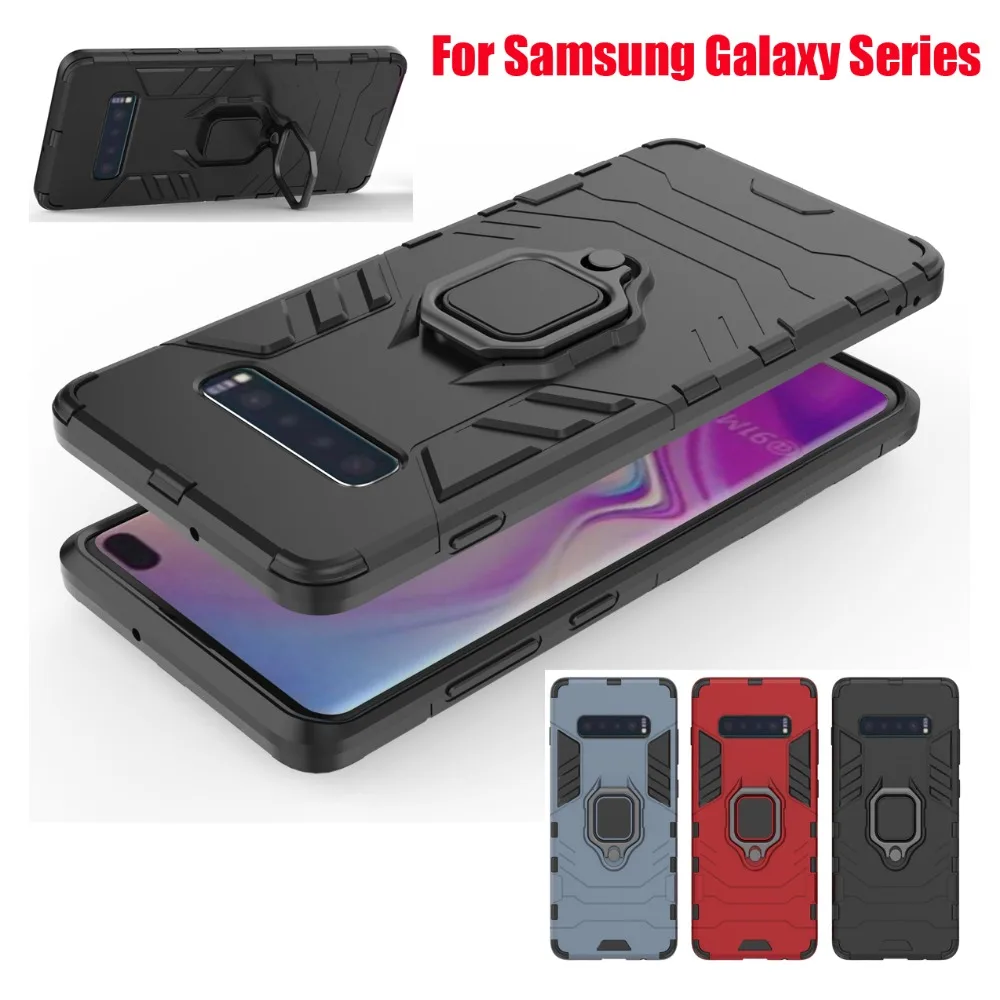 Чехол подставка A90 A80 A70 A60 A50 M30 A10 для Samsung Galaxy S10 Plus S10e S9 S8 S10|Бамперы| |