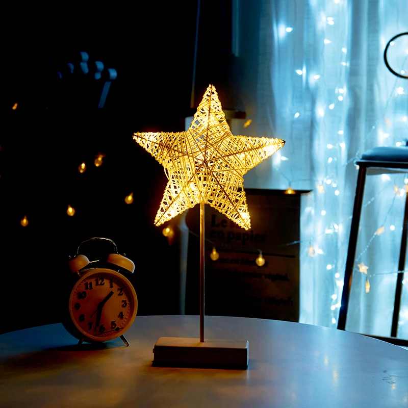 40cm Star Heart Shape Grass Rattan Woven LED Night Light Battery Power Girls Bedroom Decorative Table Lamp Kids Gift Toy
40cm Star Heart Shape Grass Rattan Woven LED Night Light Battery Power Girls Bedroom Decorative Table Lamp Kids Gift Toy
