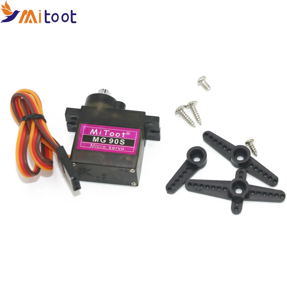 1pcs lofty ambition MG90S 9g Metal Geared Micro Servo for RC Helicopter Airplane Car Boat 
1pcs lofty ambition MG90S 9g Metal Geared Micro Servo for RC Helicopter Airplane Car Boat
