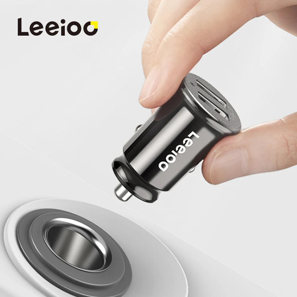 LEEIOO Car Charger Universal 2 Port USB Car Charger for iPhone X XS 8 Huawei Phone Mini Car-Charger Adapter USB Charger
LEEIOO Car Charger Universal 2 Port USB Car Charger for iPhone X XS 8 Huawei Phone Mini Car-Charger Adapter USB Charger
