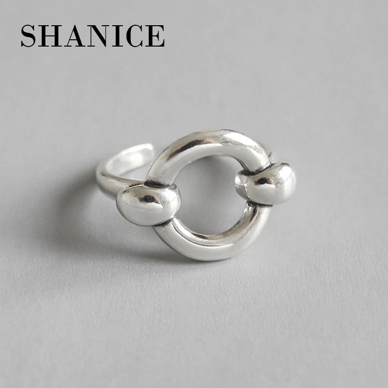 SHANICE Geometric Hollow Circle 925 Sterling Slive Ring Good Luck Simple Ring Finger Rings for Women Fashion Party
SHANICE Geometric Hollow Circle 925 Sterling Slive Ring Good Luck Simple Ring Finger Rings for Women Fashion Party