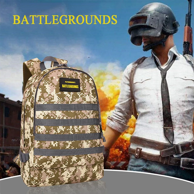 Unisex Military Big Capacity Camouflage Backpack Fashion Battle Grounds Winner Chicken Dinner Cosplay Nylon Backpack Outdoor Bag
Unisex Military Big Capacity Camouflage Backpack Fashion Battle Grounds Winner Chicken Dinner Cosplay Nylon Backpack Outdoor Bag