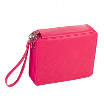 124 Holder 4 Layer PU Leather School Pencils Case Large Capacity Pencil Bag For Colored Pencils Watercolor Art Supplies Rose Red
124 Holder 4 Layer PU Leather School Pencils Case Large Capacity Pencil Bag For Colored Pencils Watercolor Art Supplies Rose Red