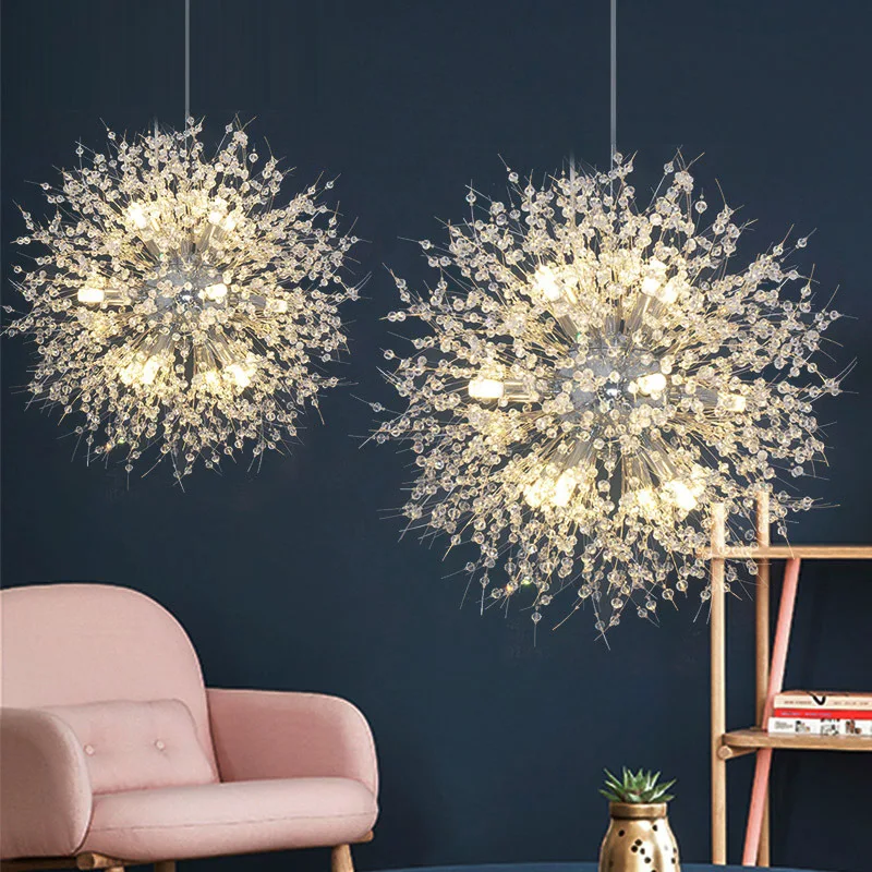 Modern Crystal Chandelier Light LED Chandelier Lighting Fixture Spark Crystal Pendant Hanging Lamp Living Dining Room Lighting
Modern Crystal Chandelier Light LED Chandelier Lighting Fixture Spark Crystal Pendant Hanging Lamp Living Dining Room Lighting