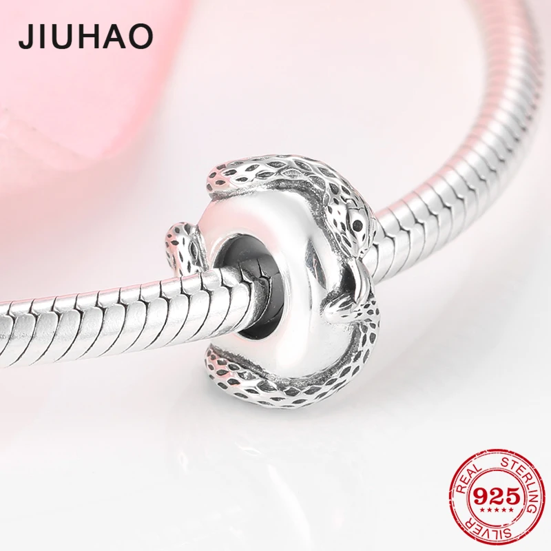 Women Accessories Cool Snake Fashion Stopper spacer 925 Sterling Silver Beads fit Pandora Bracelets Making 2019
Women Accessories Cool Snake Fashion Stopper spacer 925 Sterling Silver Beads fit Pandora Bracelets Making 2019