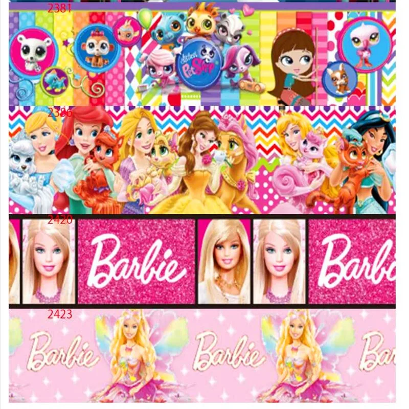 25 38 50 75mm width 100% Polyester Princess Girls Printed Grosgrain Ribbon cartoon Ribbons PS01
25 38 50 75mm width 100% Polyester Princess Girls Printed Grosgrain Ribbon cartoon Ribbons PS01