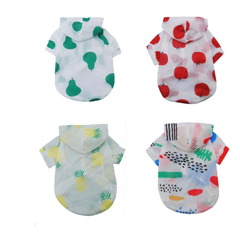 Pet Dog Fruit Pattern Sun-Proof Clothing Soft Breathable Hoodie T-Shirt For Small Dogs DC737
Pet Dog Fruit Pattern Sun-Proof Clothing Soft Breathable Hoodie T-Shirt For Small Dogs DC737