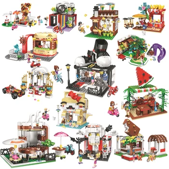 Architecture Street View Building Blocks Girl Princess Store Shop House Model DIY Bricks Figures Fun Toys for Children Gift
Architecture Street View Building Blocks Girl Princess Store Shop House Model DIY Bricks Figures Fun Toys for Children Gift