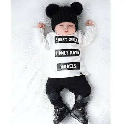 2016 New Baby Boys Clothes 0-24M Newborn s Infant Toddle T-Shirt Top + Pant 2pcs Outfit Kids Clothing Set
2016 New Baby Boys Clothes 0-24M Newborn s Infant Toddle T-Shirt Top + Pant 2pcs Outfit Kids Clothing Set