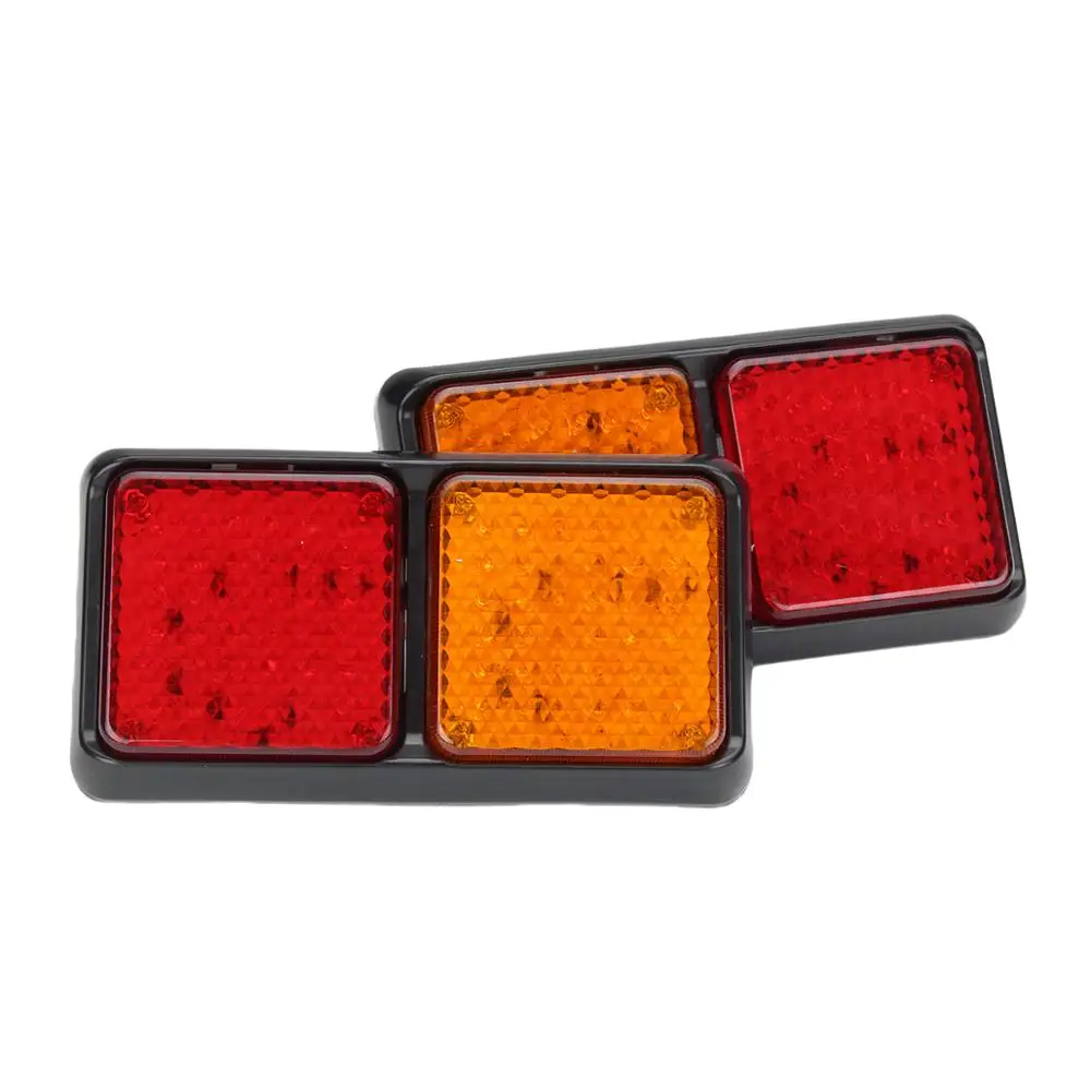 2Pcs 72 LED Car Stop Turn Signal Lamp Rear Tail Light Brake Reverse Lamp Red Yellow 12V Trailer RVs Truck Caravan Reflector 12V
2Pcs 72 LED Car Stop Turn Signal Lamp Rear Tail Light Brake Reverse Lamp Red Yellow 12V Trailer RVs Truck Caravan Reflector 12V