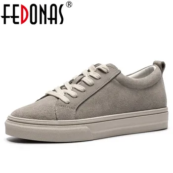 FEDONAS 1Brand Design Women Basic Flats Shoes Round Toe Casual Cross-tied Cow Suede Four Season Sneakers Top Quality Shoes Woman
FEDONAS 1Brand Design Women Basic Flats Shoes Round Toe Casual Cross-tied Cow Suede Four Season Sneakers Top Quality Shoes Woman