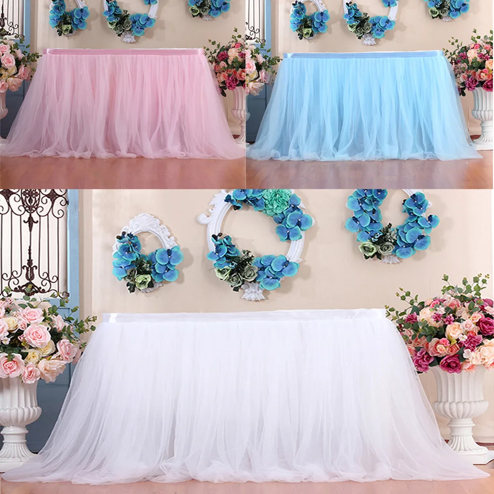 1PC Table Skirt Tableware Cloth Wedding Tutu Tulle Table Skirt Baby Shower Party Home Decor Table Skirting Birthday Party 29
1PC Table Skirt Tableware Cloth Wedding Tutu Tulle Table Skirt Baby Shower Party Home Decor Table Skirting Birthday Party 29