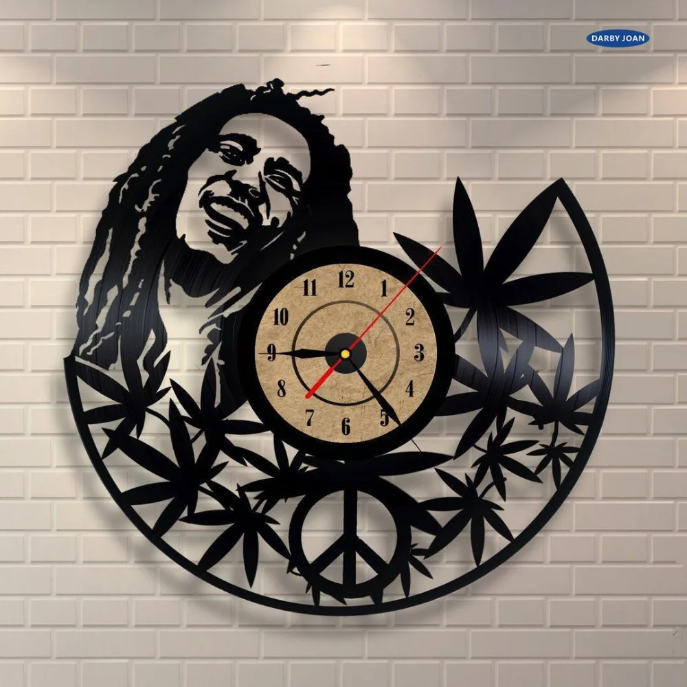 12 Inches Bob Marley Quartz Wall Clock Antique Style Large Decorative Wall Clocks Vinyl Disc Clock Living Room Art Show
12 Inches Bob Marley Quartz Wall Clock Antique Style Large Decorative Wall Clocks Vinyl Disc Clock Living Room Art Show