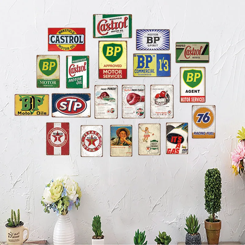 Motor oil Vintage Tin Sign shabby chic Metal Plate Retro Garage Decorations For Home Wall Bar Art Poster 30X20CM SA-6709
Motor oil Vintage Tin Sign shabby chic Metal Plate Retro Garage Decorations For Home Wall Bar Art Poster 30X20CM SA-6709