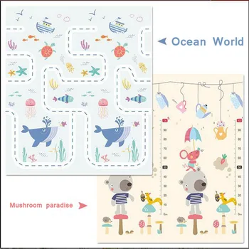 1CM Thickness Children's Rug Kids Portable Foldable Blanket Developing XPE Foam Environmental Play mats for Baby Crawling 1.8*2M
1CM Thickness Children's Rug Kids Portable Foldable Blanket Developing XPE Foam Environmental Play mats for Baby Crawling 1.8*2M