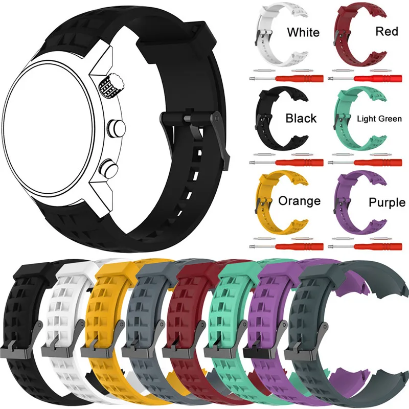 Silicone Replacement Wrist Strap Band High Quality Strap Watch Accessories for SUUNTO Element Terra Series Watch With Tools
Silicone Replacement Wrist Strap Band High Quality Strap Watch Accessories for SUUNTO Element Terra Series Watch With Tools