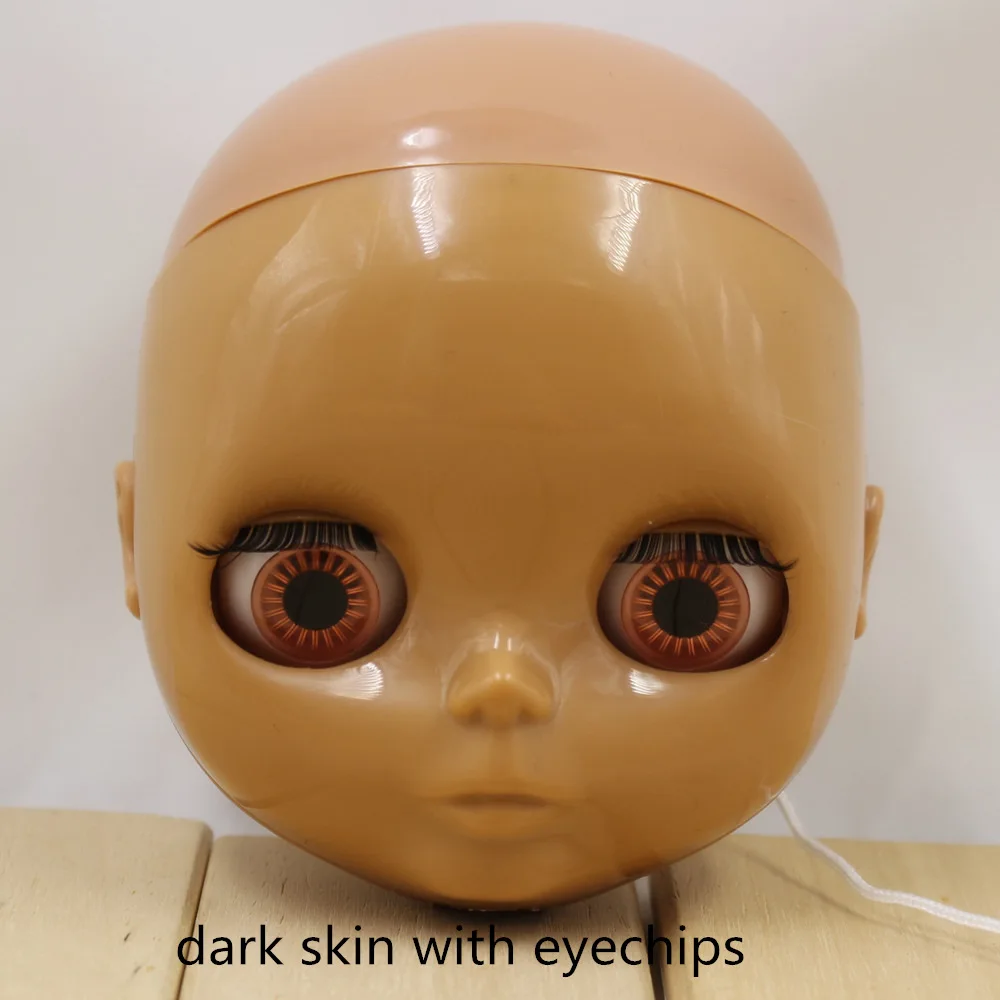 Fortune Days Doll Face Plate Blyth Doll eyes face scalp Black Dark skin suitable to change the doll, practice,No makeup
Fortune Days Doll Face Plate Blyth Doll eyes face scalp Black Dark skin suitable to change the doll, practice,No makeup