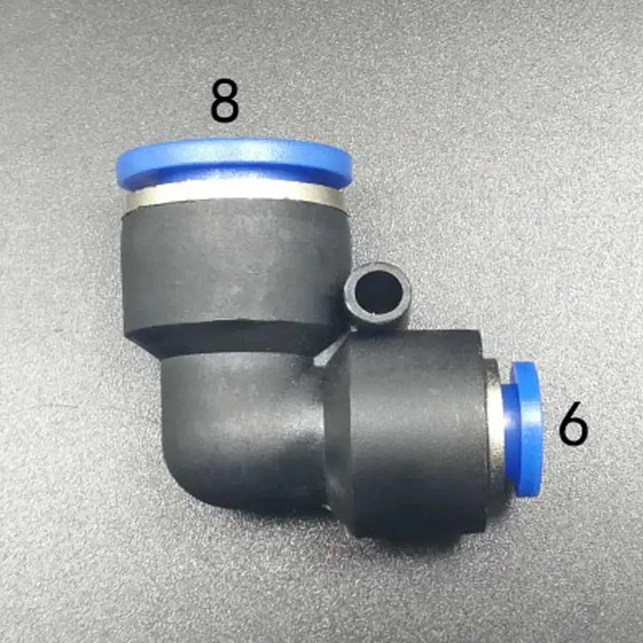 5 PCS Reducing Elbow 8-6mm Platic Push In to Connect One Touch Fitting Pneumatic Air Adapter
5 PCS Reducing Elbow 8-6mm Platic Push In to Connect One Touch Fitting Pneumatic Air Adapter